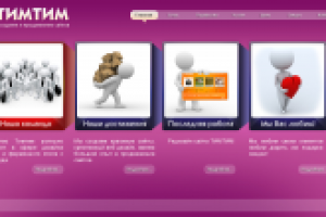 Дизайн сайта "ТИМТИМ"