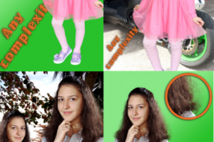 Вырезка любой сложности.