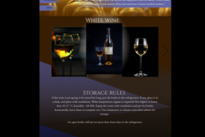 Дизайн сайта "ВИНО"