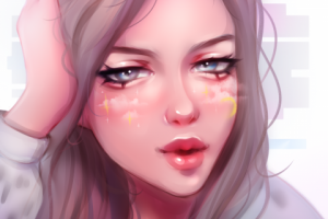 стилизованный портрет