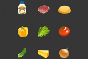 иконки растровые (еда)