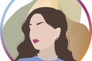 Авторская иллюстрация для аватарки в Instagram