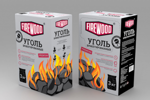 Уголь в коробках