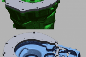 Модель адаптера электродвигателя и КПП