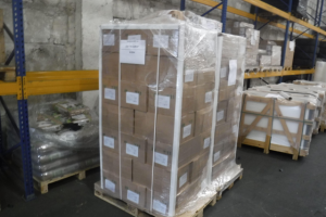 Подготовка запчастей для отправки в Россию.