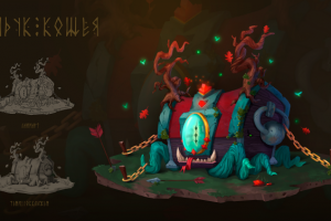 Koshchei's magic chest concept