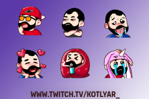 смайлики на twitch канал