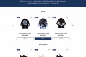 Адаптивный дизайн интернет магазина