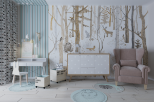 Дизайн проект детской комнаты
