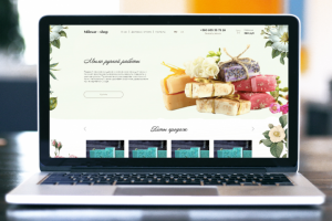 Верстка Landing page для магазина Milovar