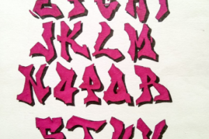 Шрифт граффити