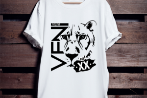 Дизайн принта Львы для бренда Radiance