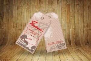 Бирка для одежды бренда Radiance (США)