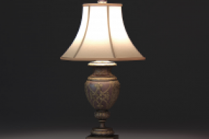 пример модели светильника