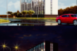 Визуализация концепции фасада