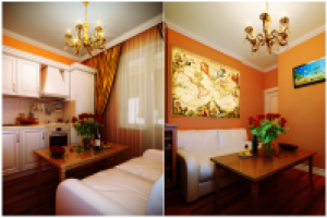 кухня квартира ~ 48 м.