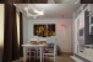 Квартира (спальня, гостинная - кухня)