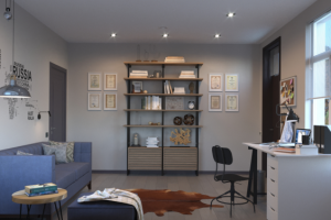 кабинет-гостевая в частном доме