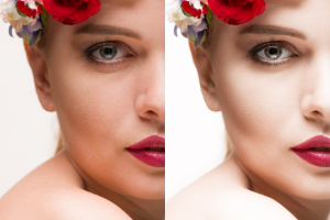 бьюти ретушь портрета