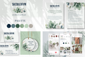 Разработка Фирменного стиля для магазина растений