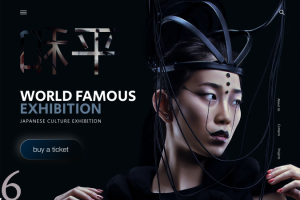 концепт интерфейса выставки