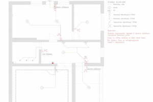 План расположения приборов освещения
