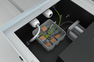 Процесс монтажа электричесого конвектора для компании Vitron