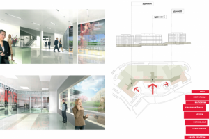 дизайн сайта + визуализация для бизнес-центра