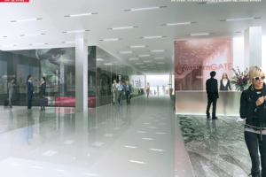 дизайн сайта + визуализация для бизнес-центра