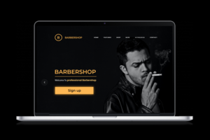 Landing Page для BARBERSHOP