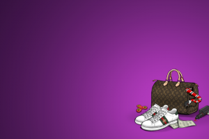 WallPaper "Gucci+LV"
