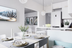 Визуализации интерьера жилой квартиры