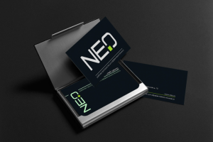 ВИЗИТНАЯ КАРТОЧКА для торгово - офисного центра NEO