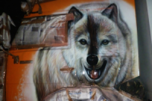 Аэрография на камазе