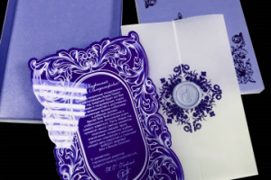 Открытка акриловая новогодняя