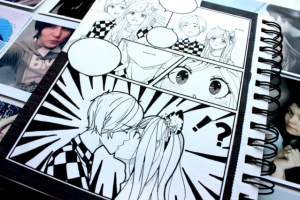 Проба в рисование комиксов.