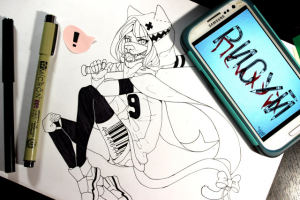 Созданный персонаж ТСУНО.