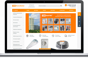 Интернет-магазин для дистрибьютера "TDM ELEKTROMARKET"