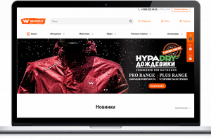 Редизайн  интернет магазина спортивной одежды "WildCraft"