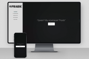 Сайт для компании по производству и продажи мебели "Praide"
