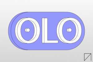 Логотип для молочной компании "OLO"