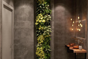 Дизайн санузла лофт-бара