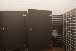 Дизайн санузла лофт-бара