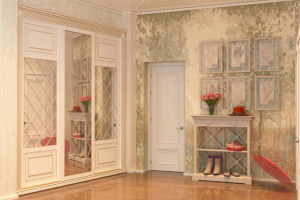 Дизайн интерьера прихожей с элементами стиля прованс