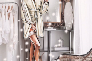 Скетч дизайн одежды