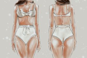 Скетч дизайн одежды