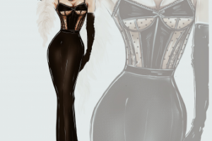 Скетч дизайн одежды