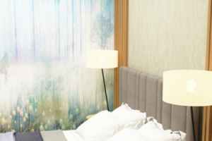 спальня в таун-хаусе