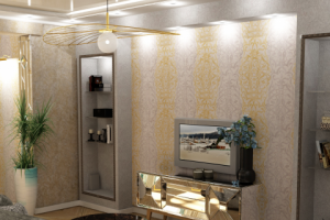 гостиная в загородном доме