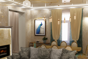 гостиная в загородном доме